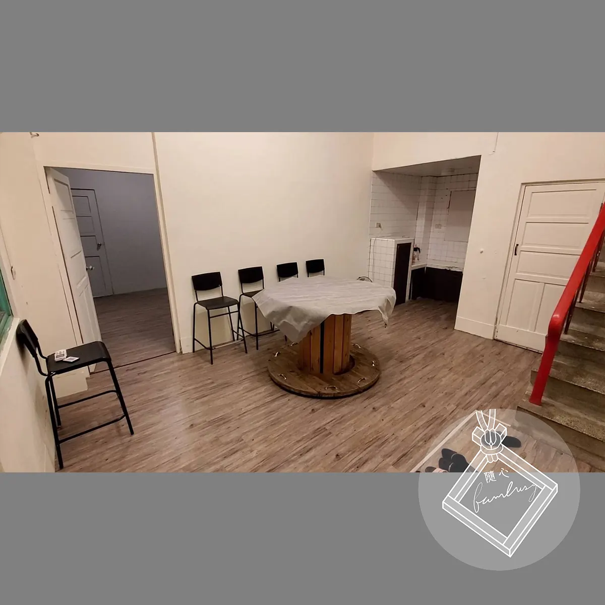 隨心部屋公共桌區與空間環境